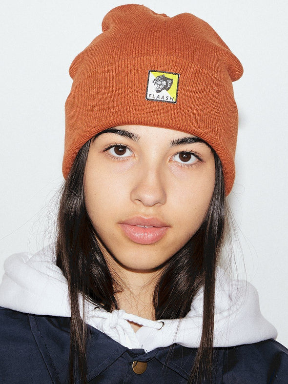 Panther Beanie - Orange Flaash Apparel 