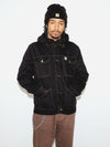 Denim Worker Jacket - Black flaash apparel1 