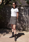 Ladies Skull & Bones Ringer Tee Flaash Apparel 
