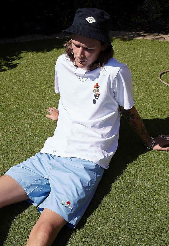 Lazy Beach Shorts Blue flaash apparel1 