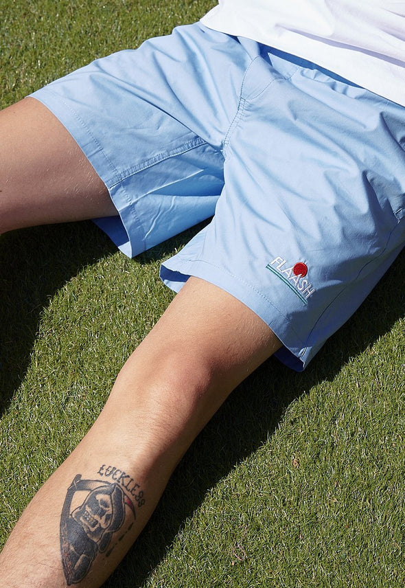 Lazy Beach Shorts Blue flaash apparel1 