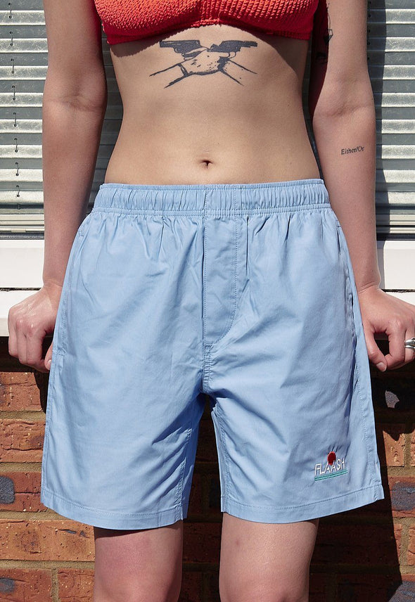 Lazy Beach Shorts Blue flaash apparel1 