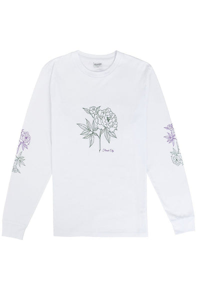 Peony Peony Organic Longsleeve Tee Flaash Apparel 