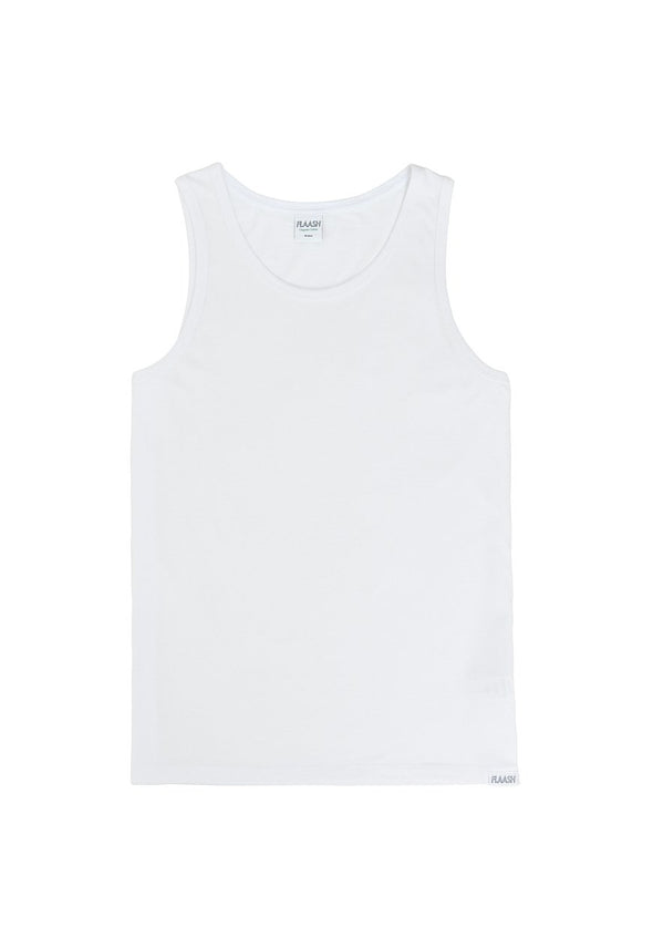 Under Vest Organic White Flaash Apparel 