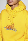 Tiger Corp Embroidered Gold Hoodie Flaash Apparel 