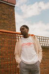Quinn Dragon Organic Tee - White Flaash Apparel 