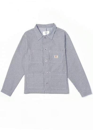 Hickory Stripe Work Jacket - PRESALE Flaash Apparel 