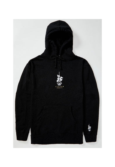 Shinko Rose Hoodie Black flaash apparel1 